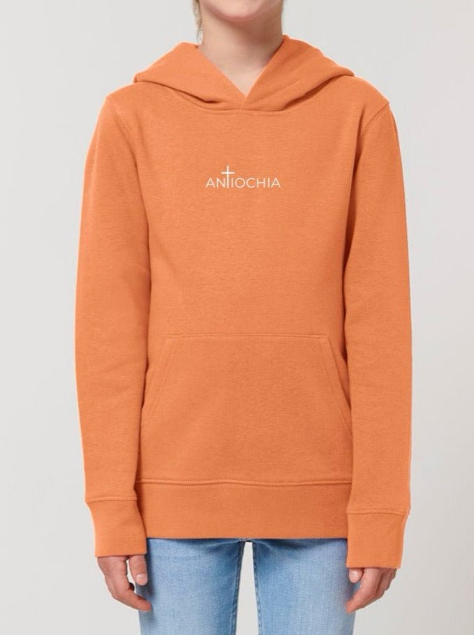 Children's Hoodie-Volcano Brown “Simon & Eden”