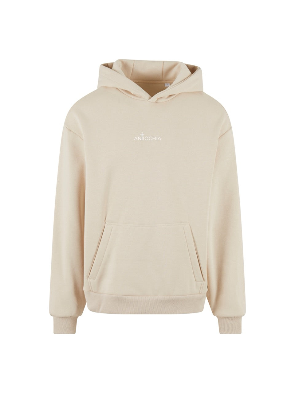 Hoodie Petrus Seitenansicht - Faith Fashion mit leuchtendem Kreuz