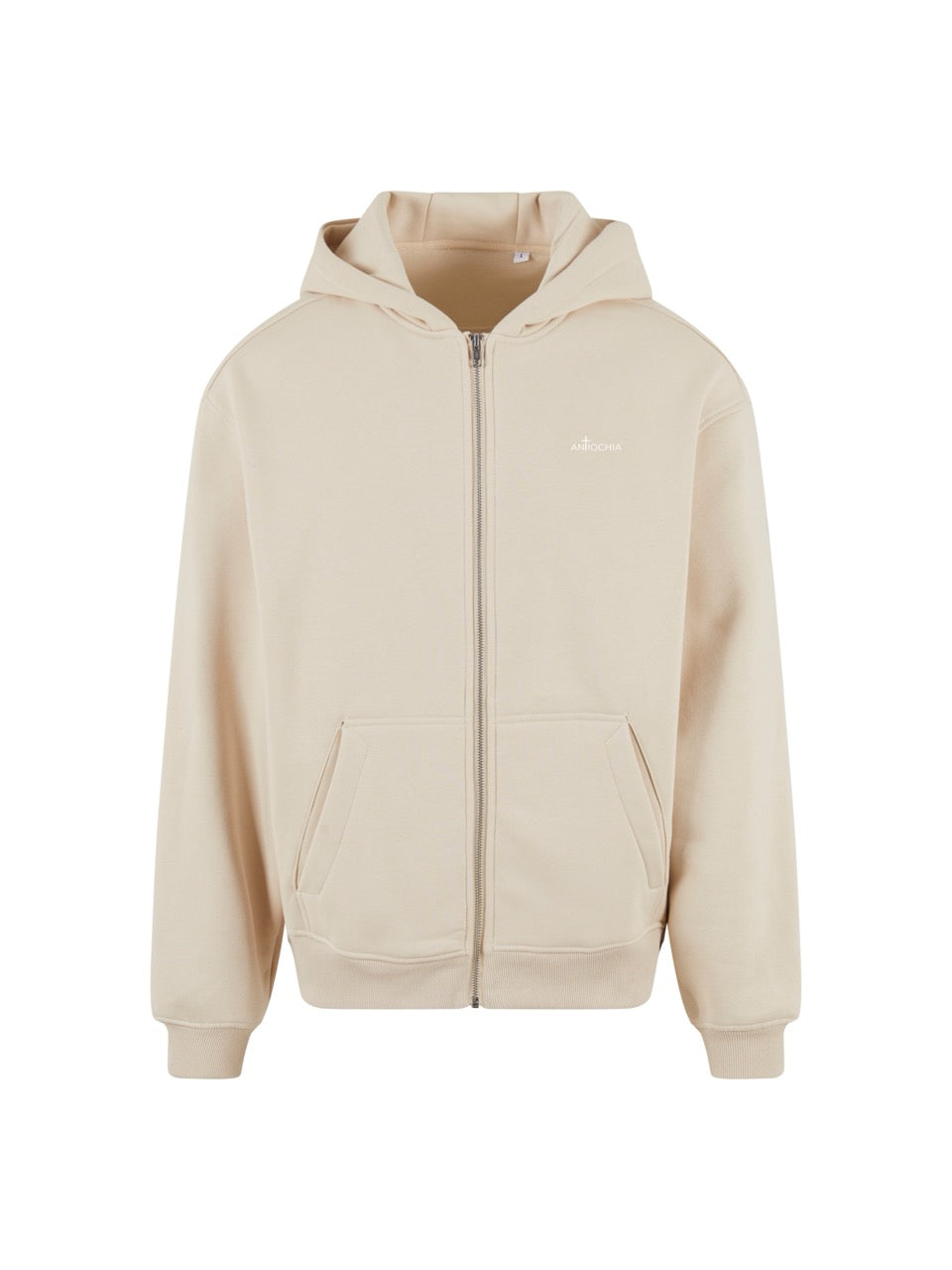 ANTIOCHIA Essential Zipper Thomas - Christliche Mode mit leuchtendem Kreuz