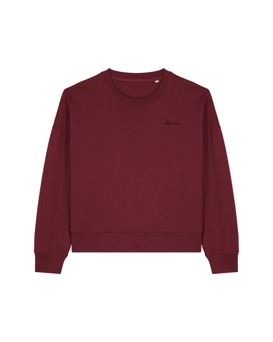 ICON Cropped Sweatshirt Magdalena - mit ANTIOCHIA Logo"