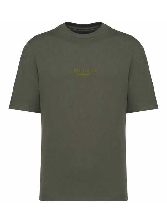 Heavy Oversize T-Shirt - "Christ is risen"