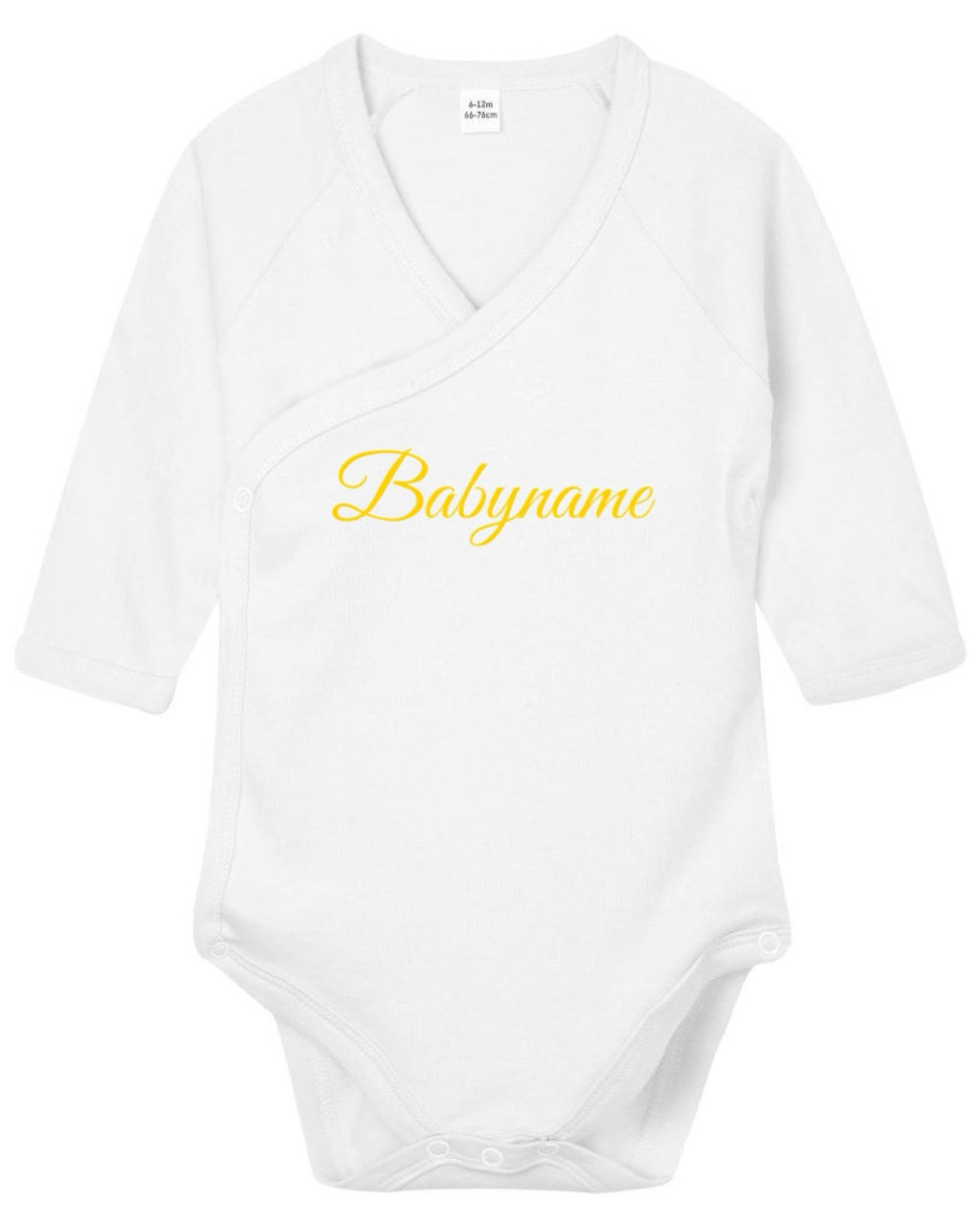 Personalisiertes Baby-Body langarm