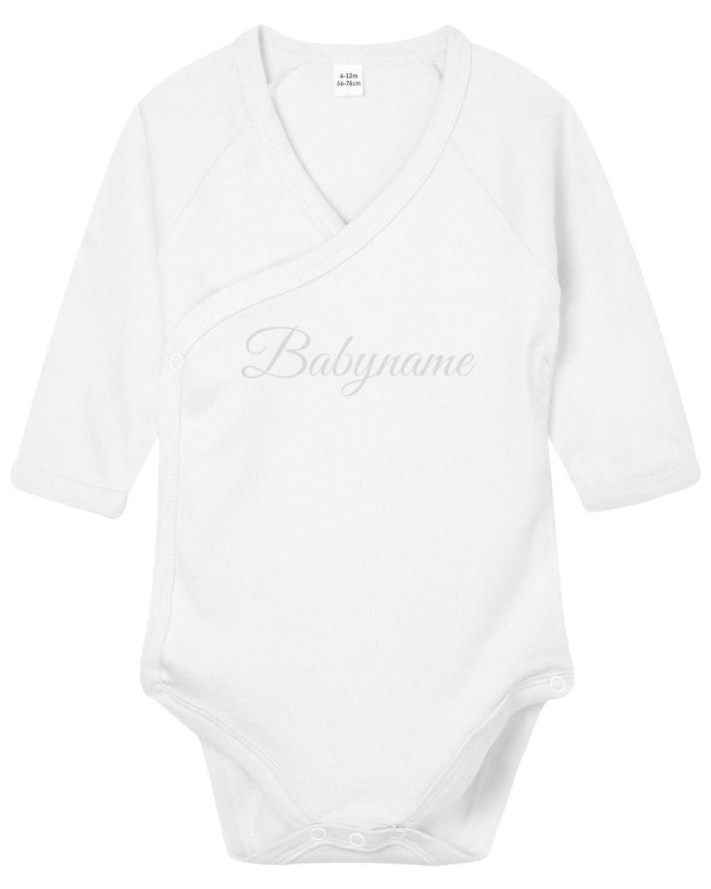 Personalisiertes Baby-Body langarm