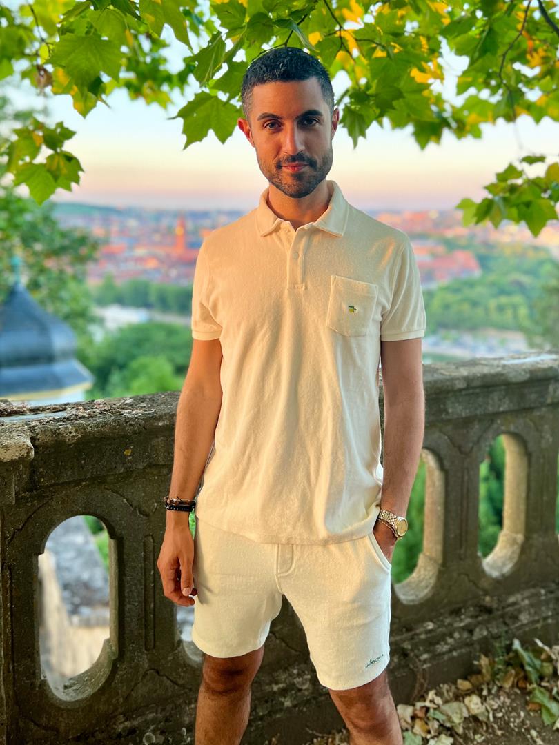 Set Polo+Short aus Frottee - "Joel"