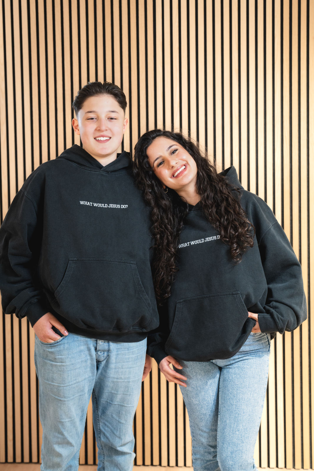 Hoodie Oversize - "WWJD"