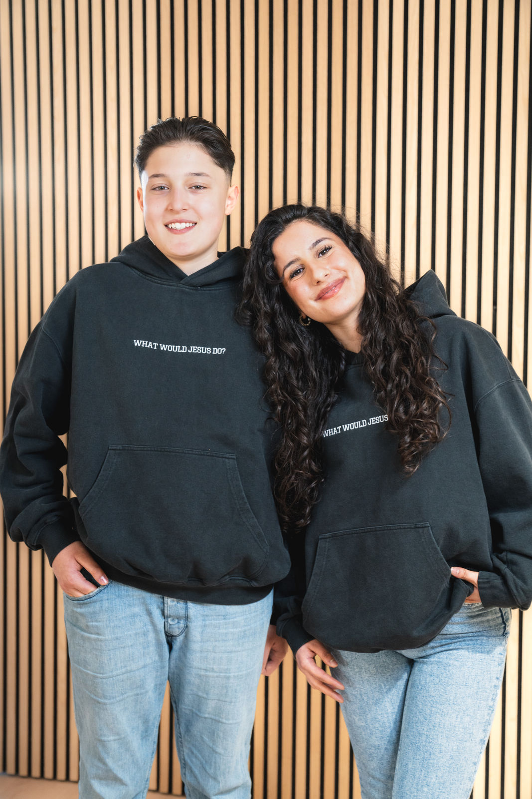 Hoodie Oversize - "WWJD"