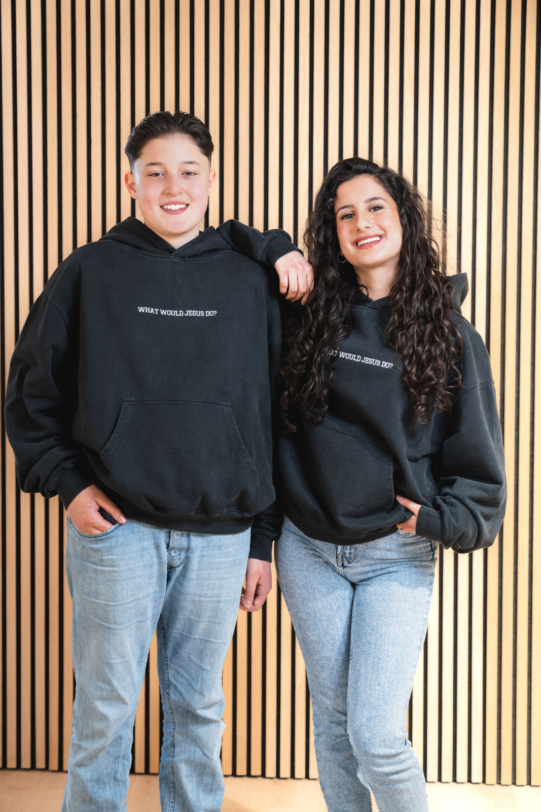 Hoodie Oversize - "WWJD"