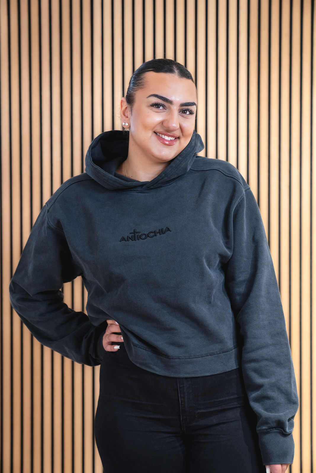 Hoodie Cropped Oversize - "Eva"