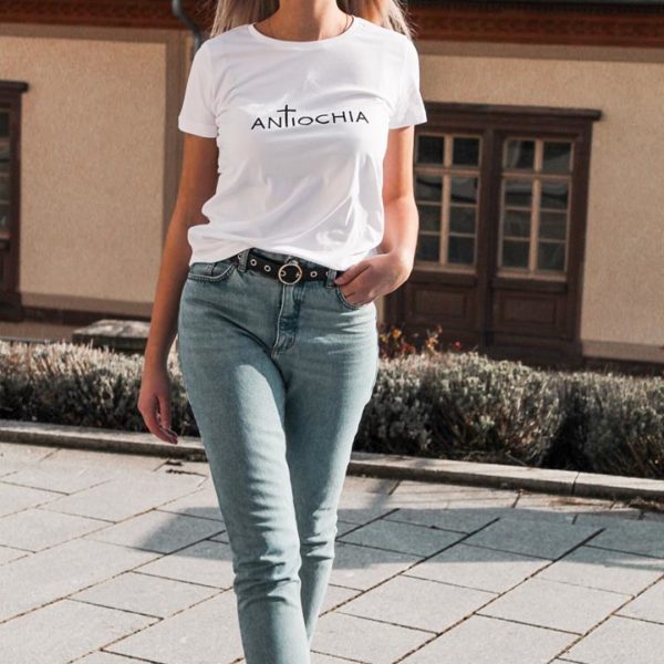 Damen T-Shirt - Weiss "Birth"