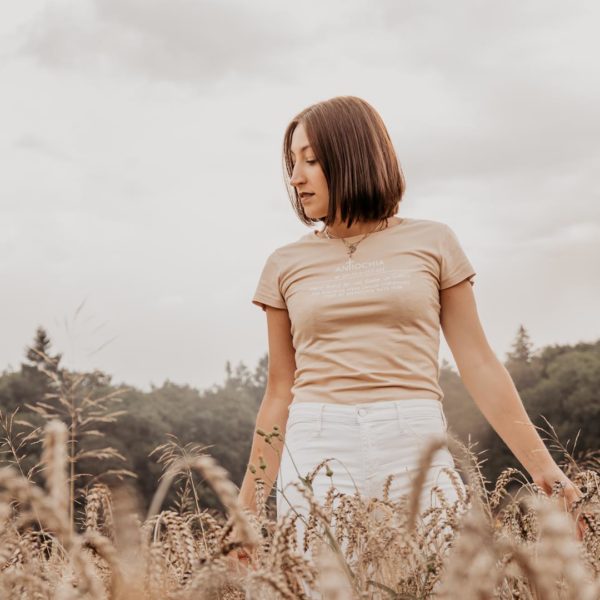 Damen T-Shirt – Beige „Petrina“