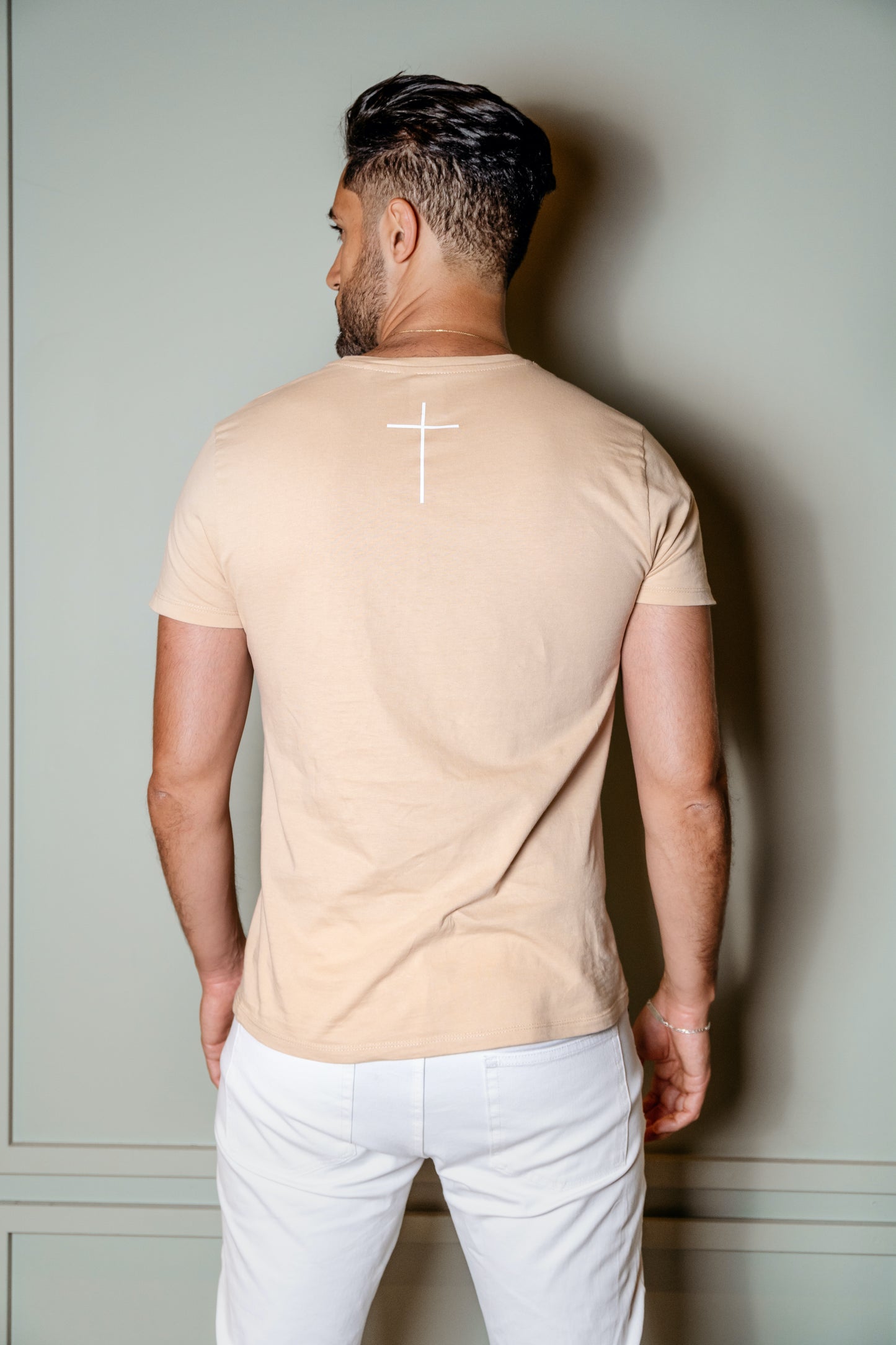 Herren T-Shirt - Beige "Petrus"
