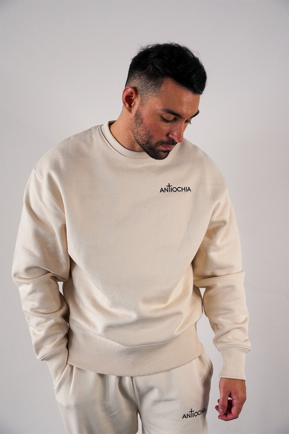 Sweatshirt natur - "Abraham & Sara"