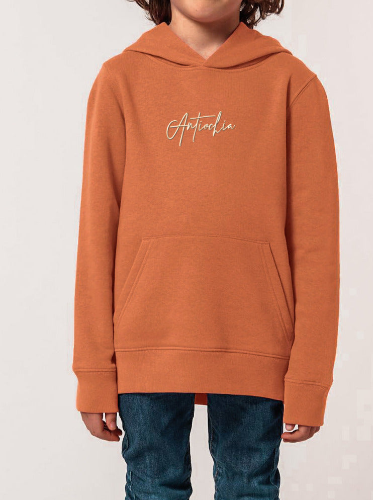 Children's Hoodie-Volcano Brown “Simon & Eden”