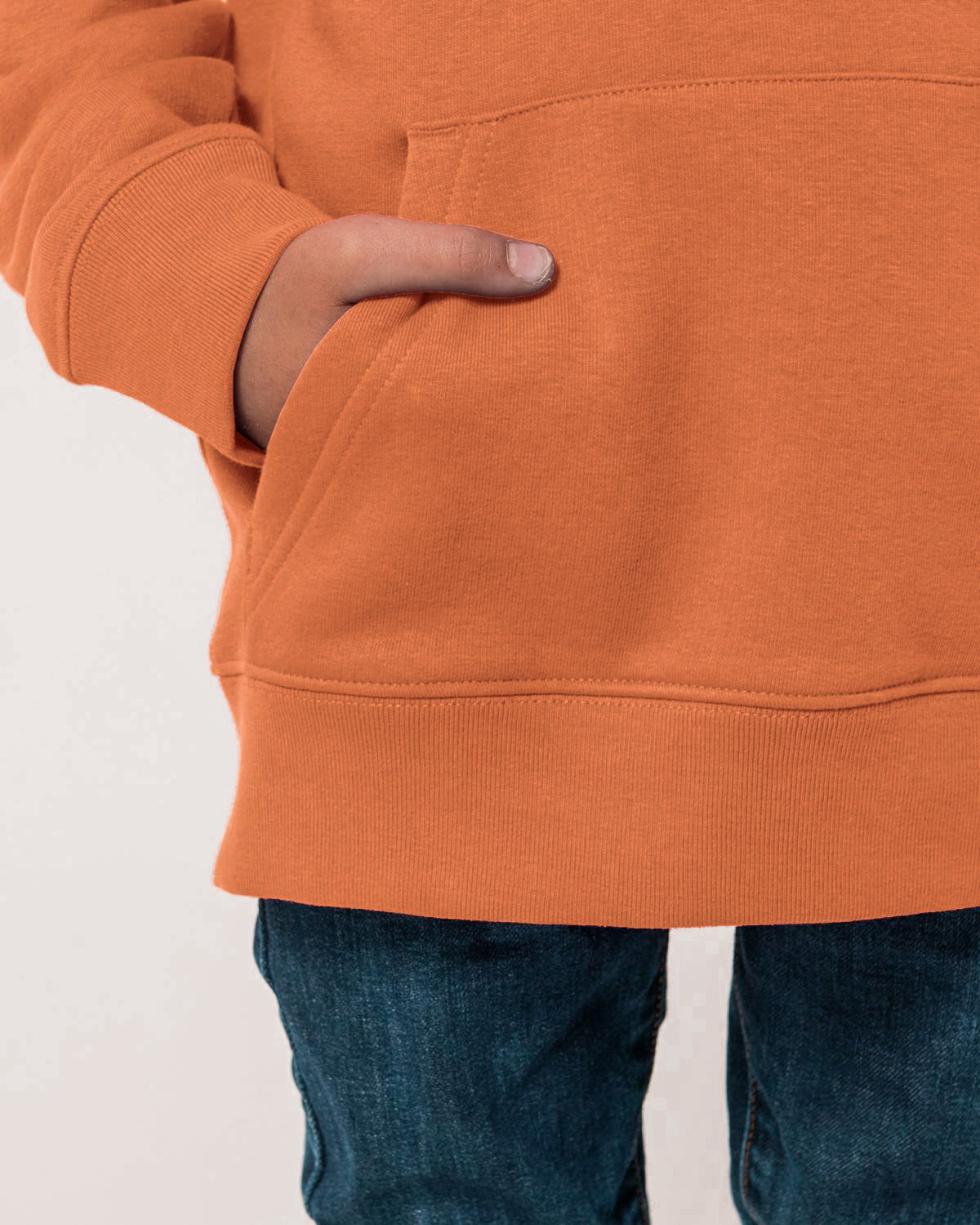 Children's Hoodie-Volcano Brown “Simon & Eden”