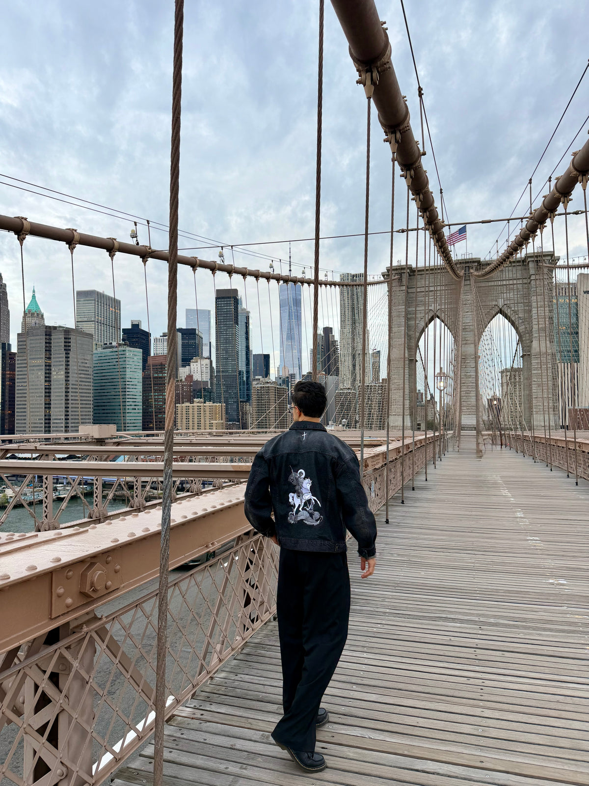 ICON Jeansjacke Boxy - "St. Georgios"