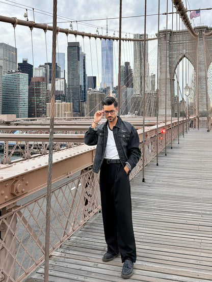 ICON Jeansjacke Boxy - "St. Georgios"