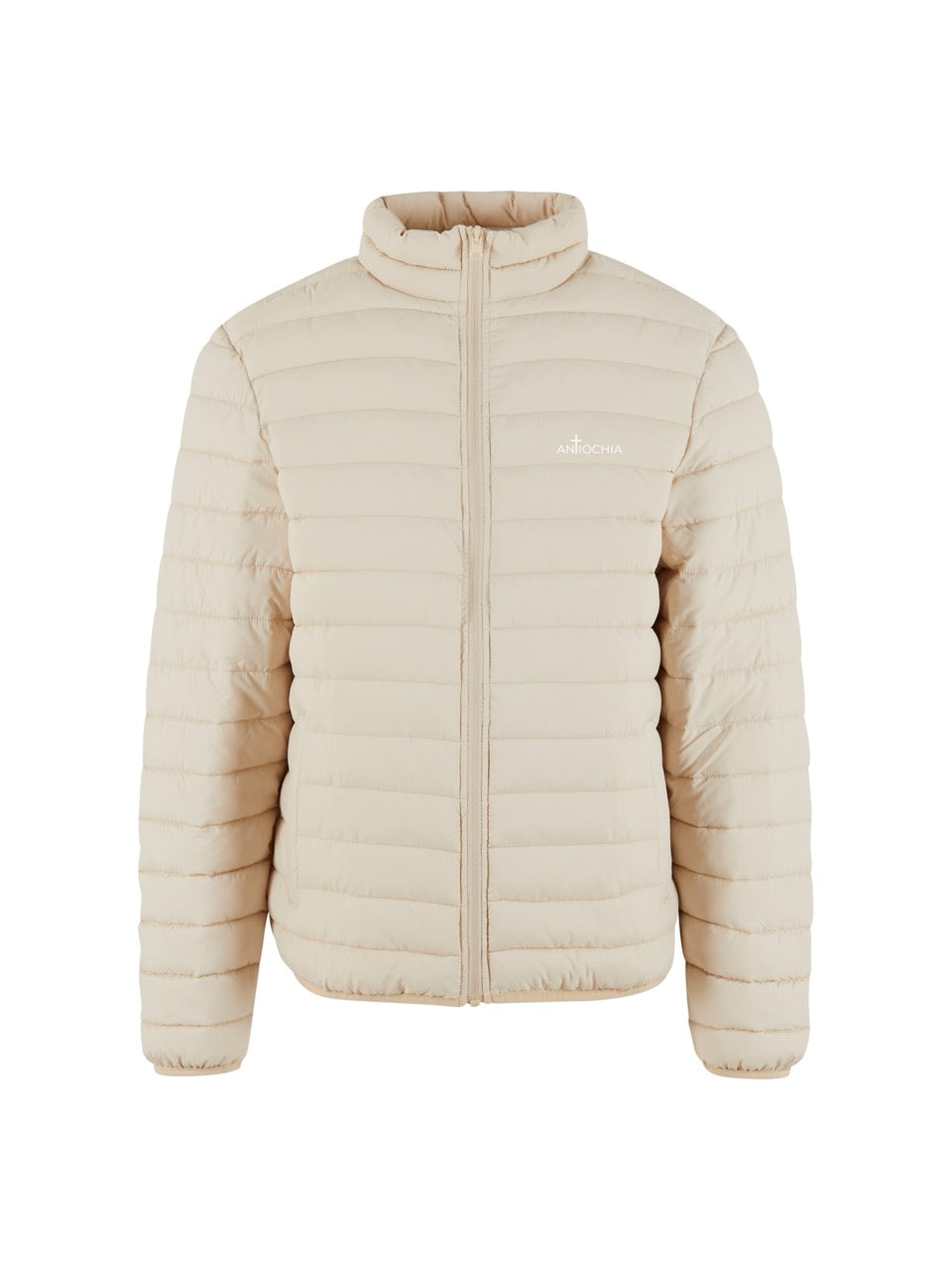 Essential Jacke Jakobus Vorderansicht - Premium Qualität mit Leuchtkreuz am Nacken