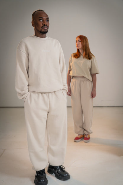 Christlicher Oversized Pullover, T-Shirt und Jogginghose - ANTIOCHIA Streetwear christliche Mode