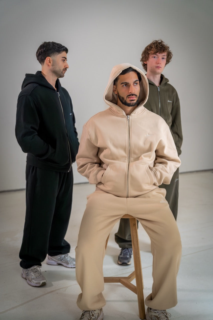 Christlicher Zipper Unisex - ANTIOCHIA Essential Thomas mit Kreuz am Nacken