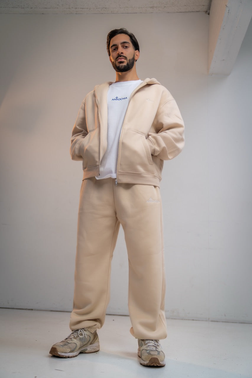 Christliche Sweatjacke mit Kreuz - Essential Zipper Thomas nachhaltige Mode