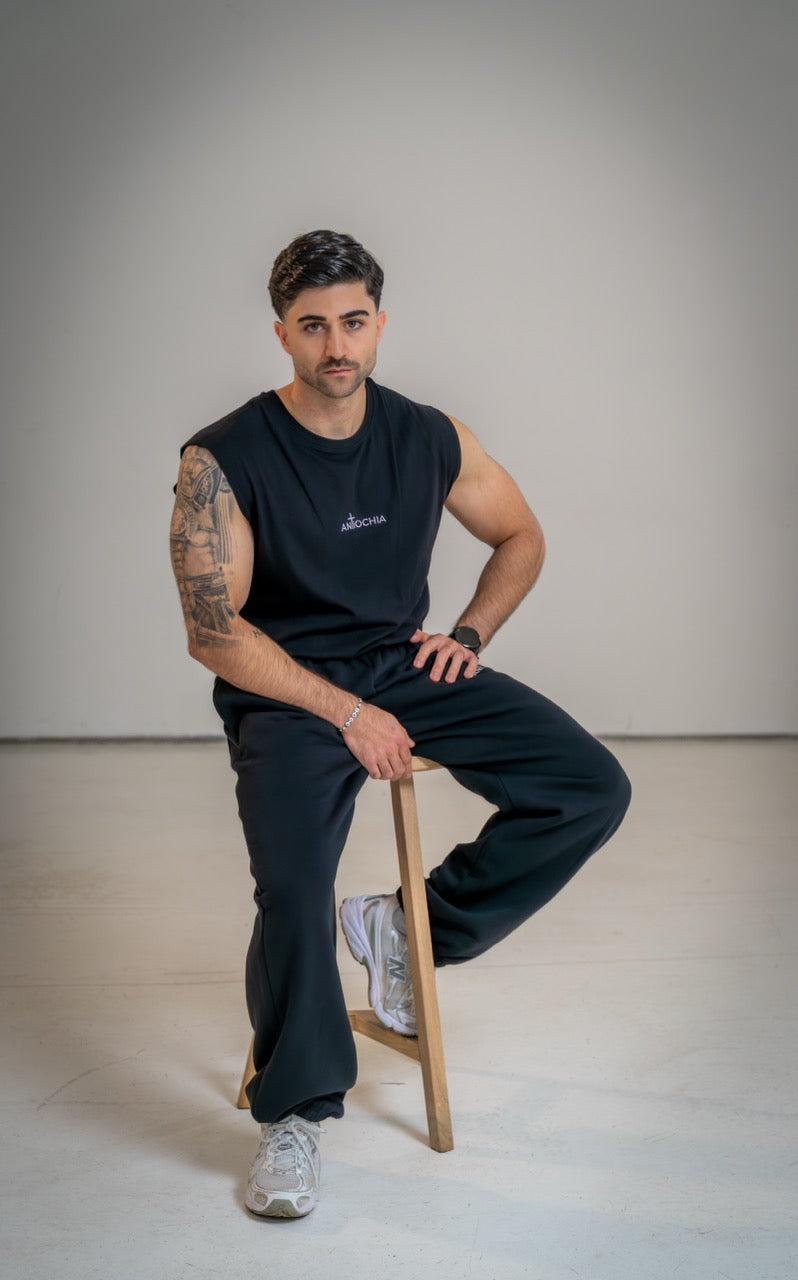 Christliche Jogginghose mit Kreuz - Essential Johannes nachhaltige Mode