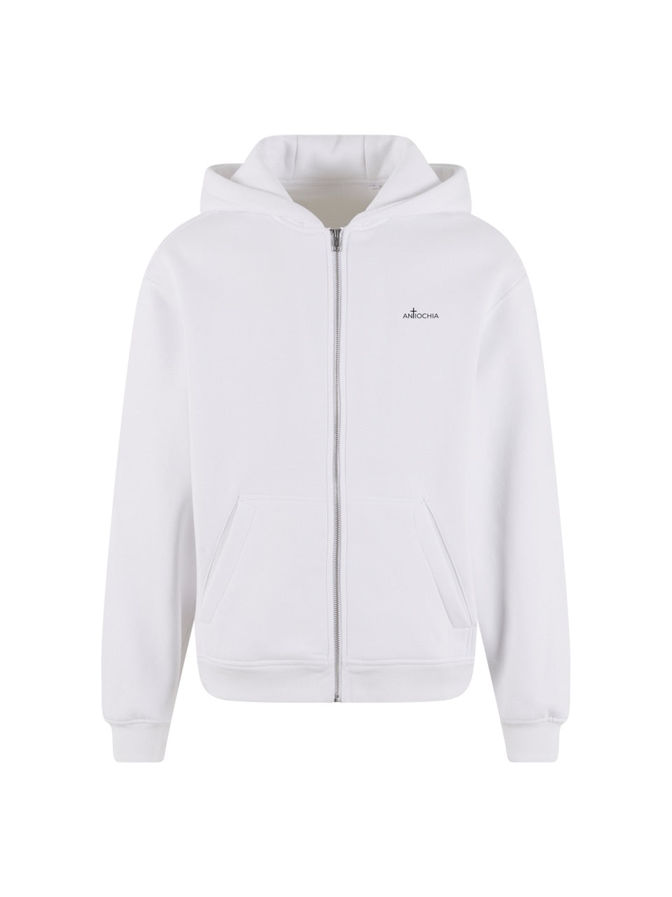 ANTIOCHIA Zipper Thomas Detailansicht - Handbestickt mit Markenzeichen