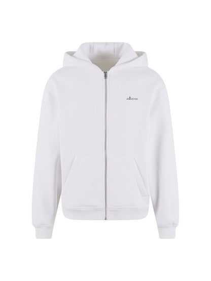 ANTIOCHIA Zipper Thomas Detailansicht - Handbestickt mit Markenzeichen