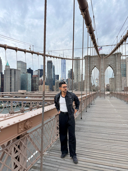 ICON Jeansjacke Boxy - "St. Georgios"
