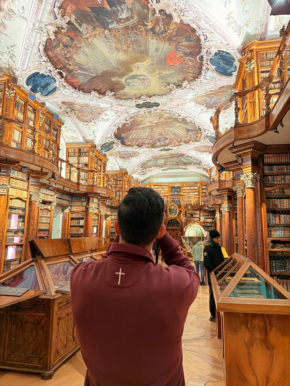 Polo Half-Zipper ETERNAL | Bio-Baumwolle | Christliche Streetwear | Kreuz am Nacken