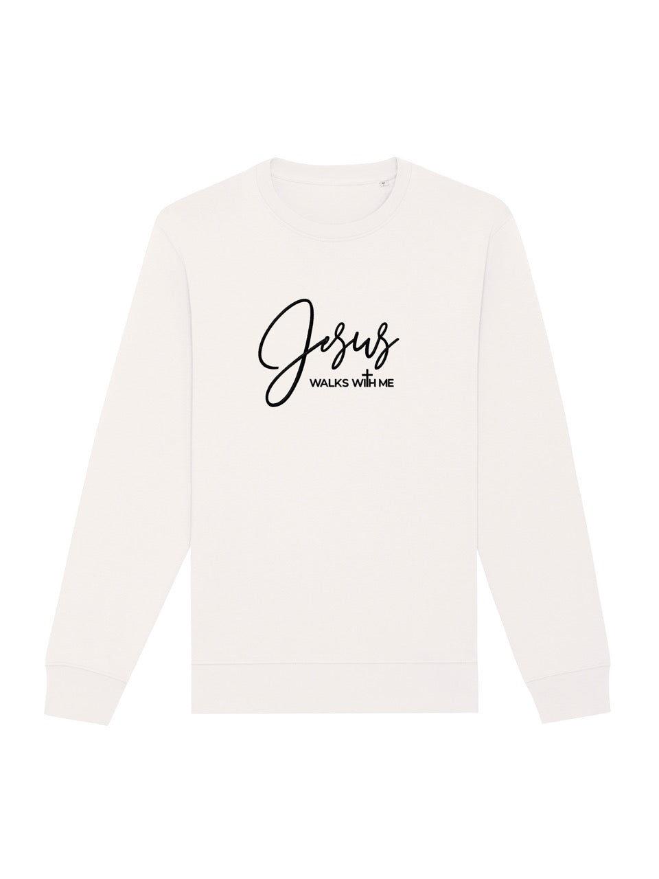 Sweatshirt - "Jesus walks with me²"