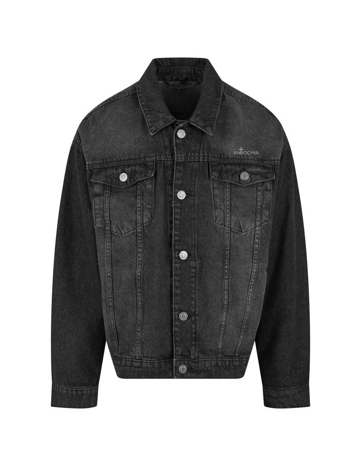 ICON Jeansjacke Boxy - "St. Georgios"