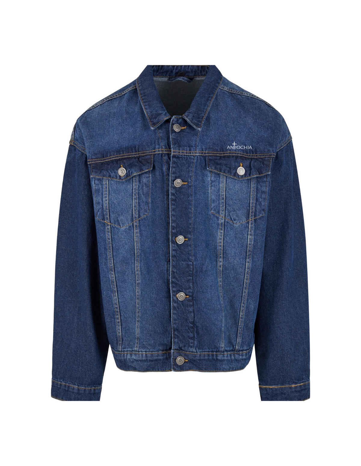 ICON Jeansjacke Boxy - "St. Georgios"
